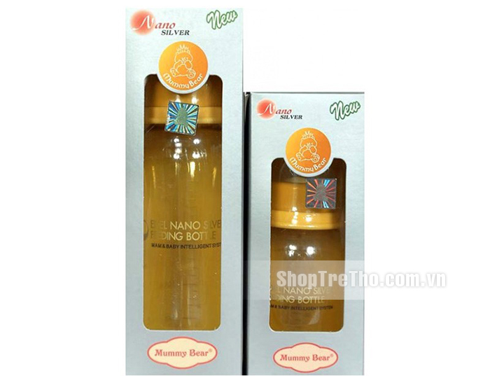 Bình sữa  Mummybear nano silver 250ml 