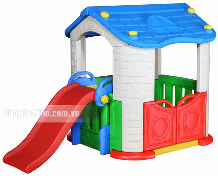 Nhà chơi kèm cầu trượt VBC-TB-301A