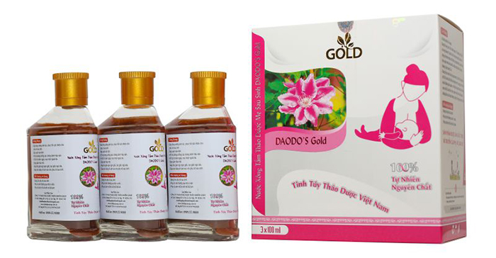 Nước xông tắm thảo dược cho mẹ Daodo’s Gold