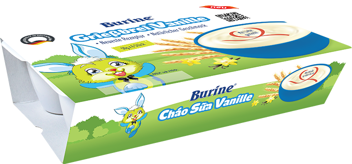 Cháo sữa Burine hương vani