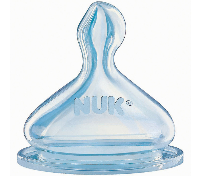Núm ty Nuk cổ rộng siêu mềm số 1 (đơn, silicone)