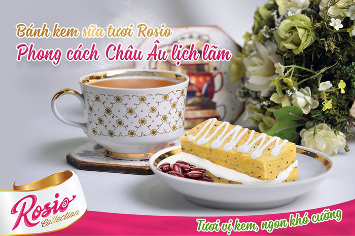 Bánh kem sữa tươi Rosio - Hạt Chia Peru (138gr)