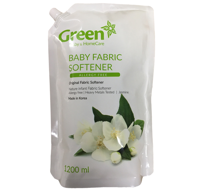 Nước xả vải Green cho trẻ em (1.2L/túi) 