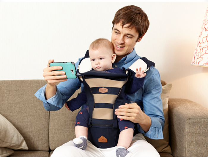 Địu Mesh hipseat carrier IA-114