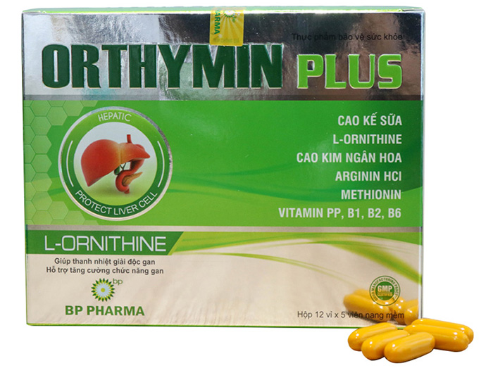 Vien uong bo gan Orthymin Plus