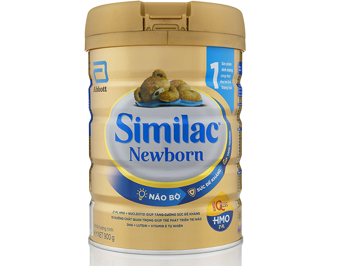 Sữa Similac Newborn IQ plus HMO số 1 (900g)