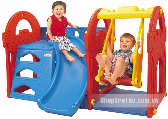 Bộ cầu trượt xích đu Hàn Quốc HN-709
