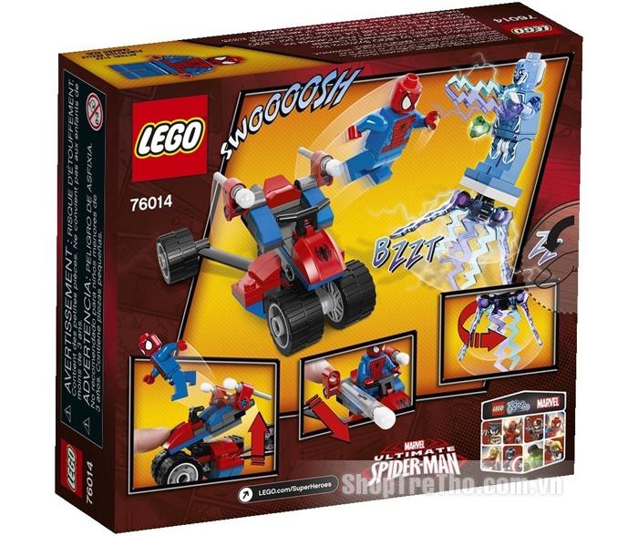 Đồ chơi Lego 76010 Spider-Trike vs. Electro V29