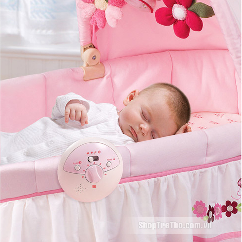 Nôi rung bé gái Summer Ladybug Modern Bassinet 