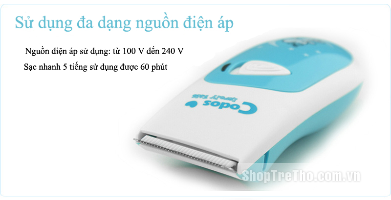 Tông đơ cắt tóc an toàn trẻ em Codos CHC-816