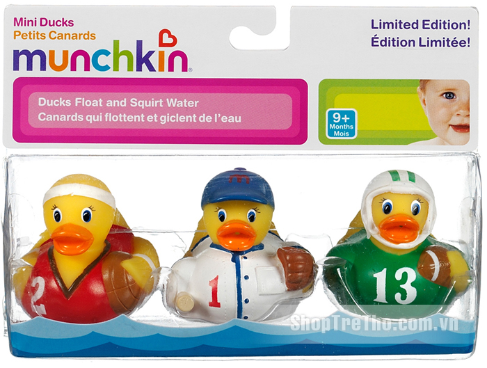 Đồ chơi bồn tắm Munchkin 10262 hình vịt bé trai