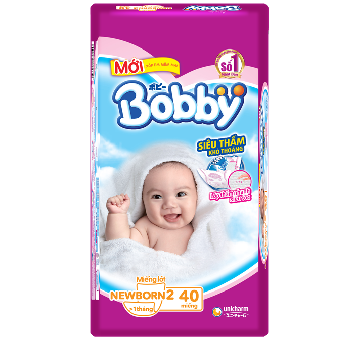 Tã giấy Boby Newborn 2