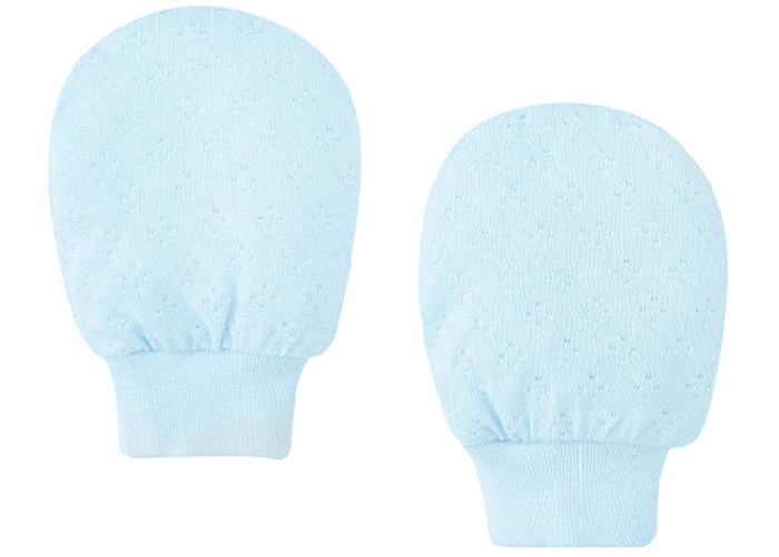 Bao tay có cổ Lullaby NH612P 2 đôi/set (xanh)
