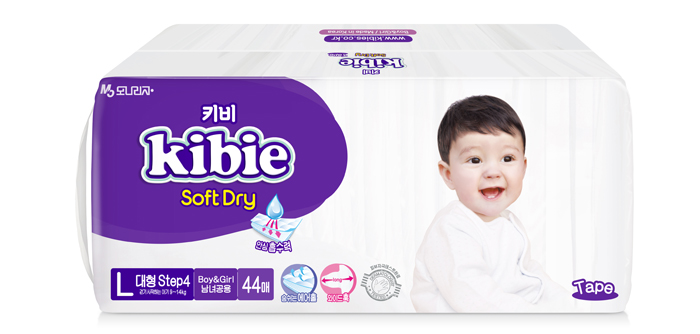 Tã - bỉm dán Kibie Hàn Quốc L44 (9-14kg)