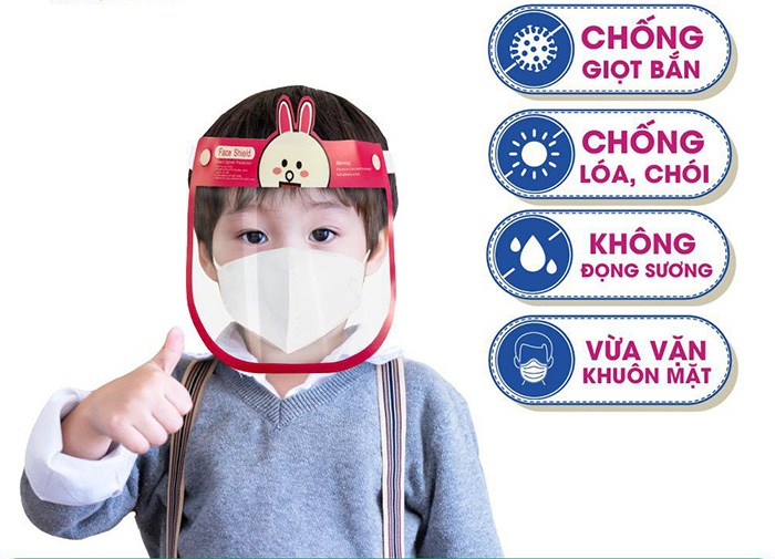 Tấm chắn giọt bắn trong suốt trẻ em Trường Dương