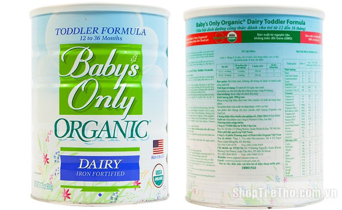 Sữa siêu sạch Baby's Only Organic 900g số 1