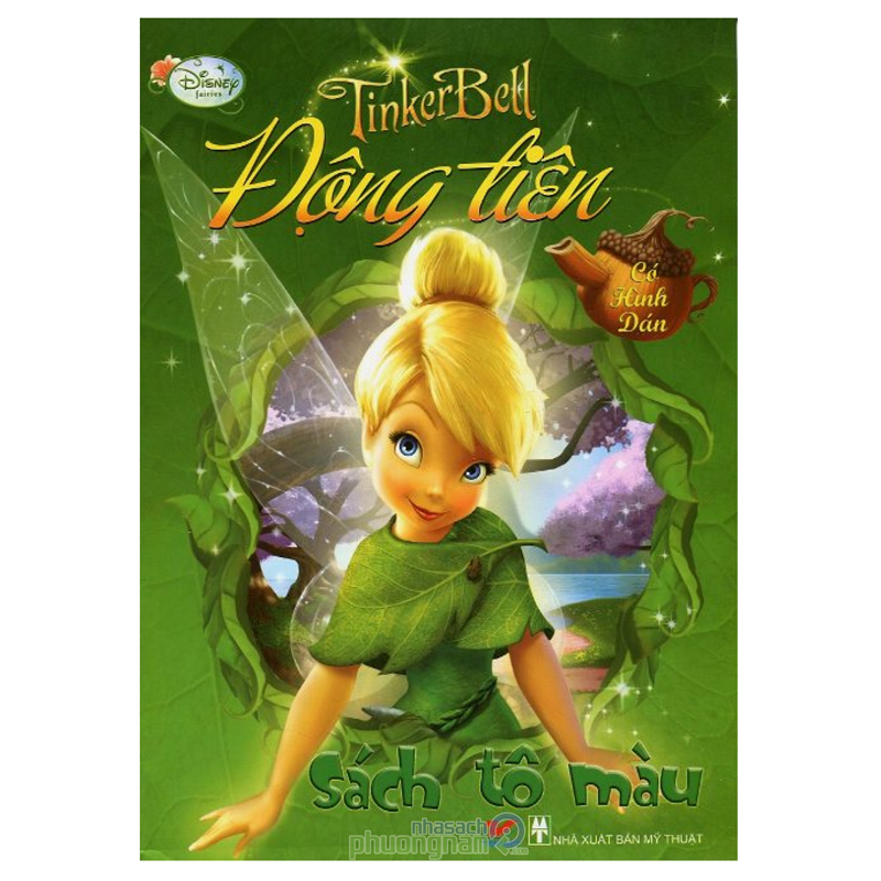 Sách tô  màu có hình dán Tinker Bell
