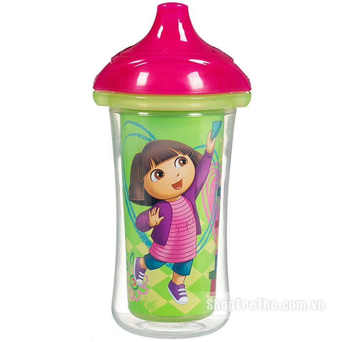Cốc tập uống giữ nhiệt Munchkin 15402 9oz Dora The Explorer CL Insualated Straw