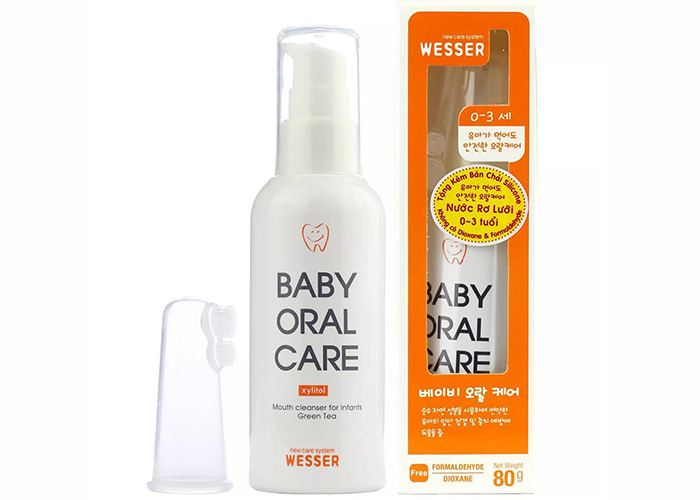 Nuoc ve sinh luoi, rang mieng cho be (baby Oral Care)