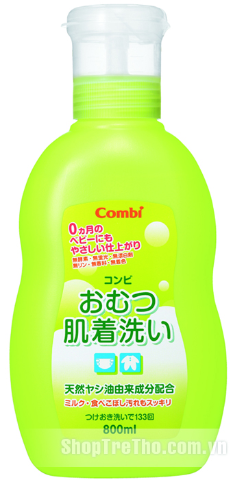 Dung dịch giặt xả Combi dầu cọ 800 ml