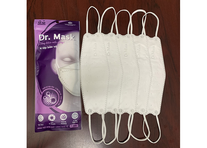 Khẩu trang 4DS1 4 lớp Dr. Mask (5c/túi)