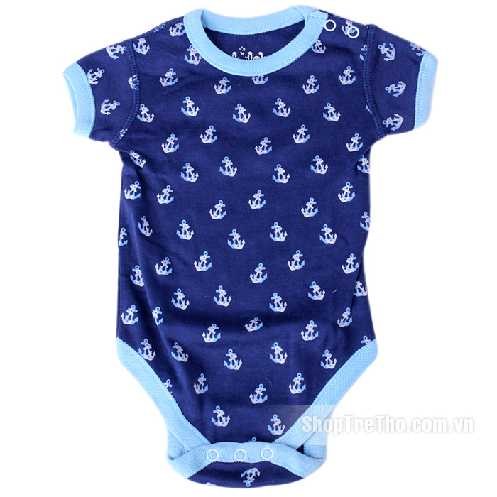 Áo body cho bé Lullababy cộc tay 3M