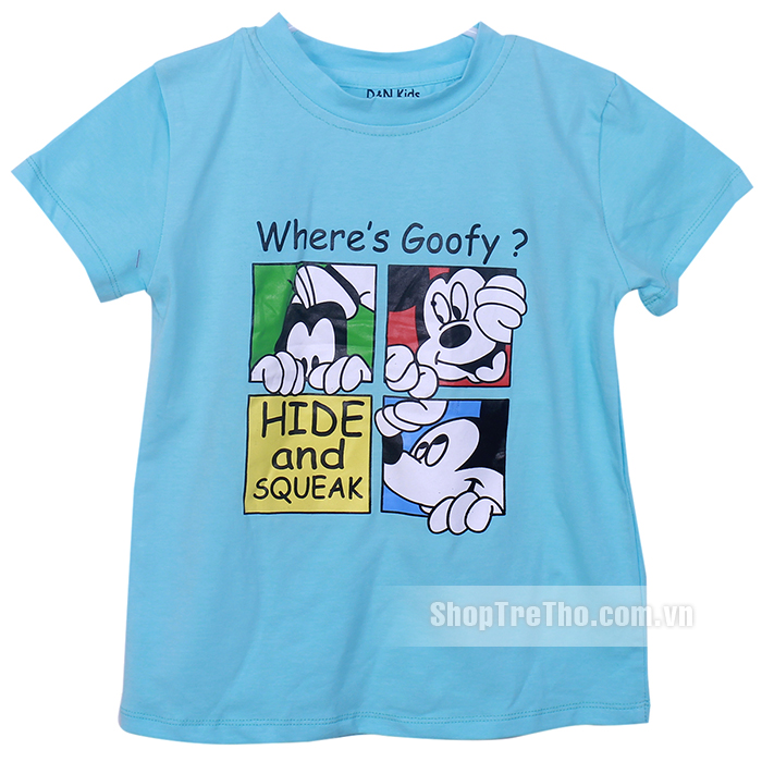 bo coc tay be trai Mickey Goofy xanh Rio0609 (2 – 8 tuoi)