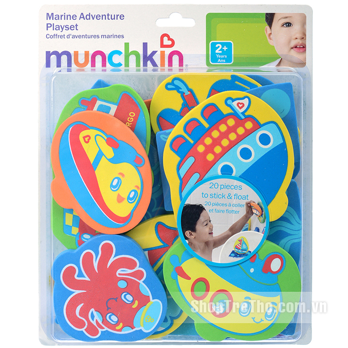 Bộ đồ chơi xốp Munchkin 15303 phương tiện hàng hải