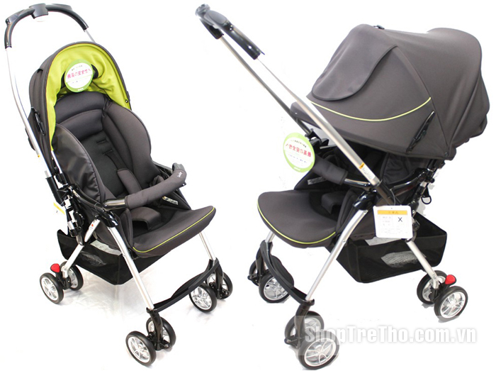 Xe đẩy Goodbaby SFA4300 màu nâu xanh lá