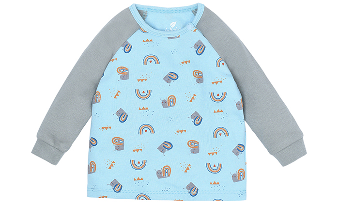Áo dài tay Raglan bé trai Lullaby NH673P