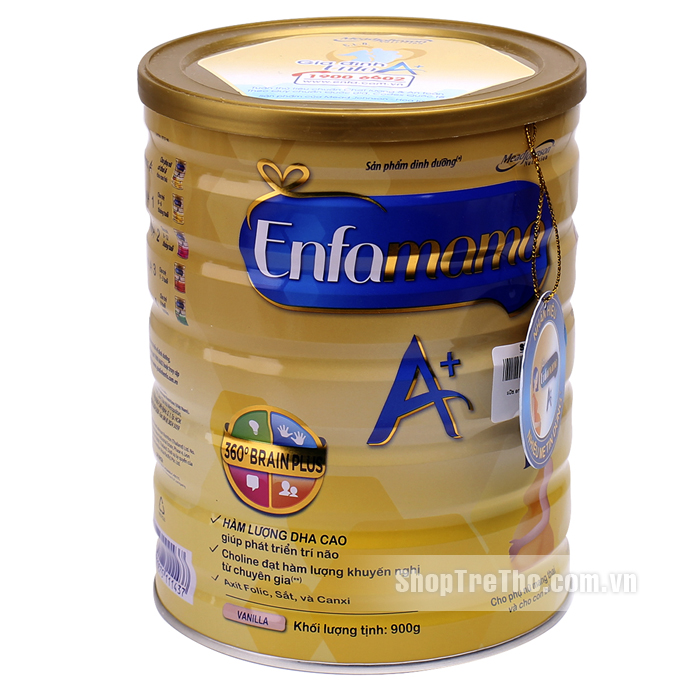 Sữa Enfamama A+ 360° Brain Plus Vanilla (900g)