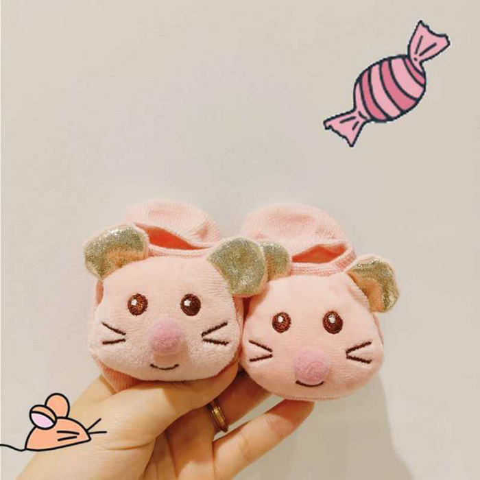 Tất sơ sinh 3D hình thú (nhiều hình)