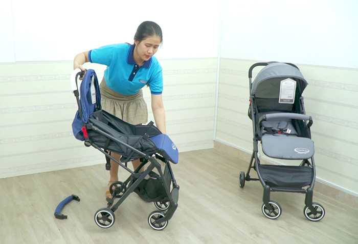 Xe đẩy du lịch gấp gọn Gluck C3
