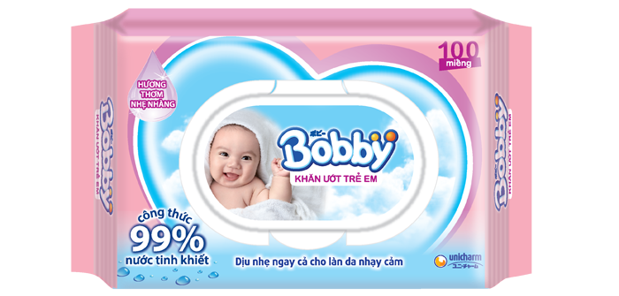 Giấy ướt Bobby 100 tờ 