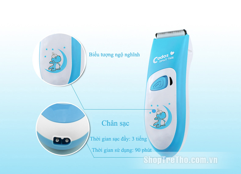 Tông đơ cắt tóc an toàn trẻ em Codos CHC-816