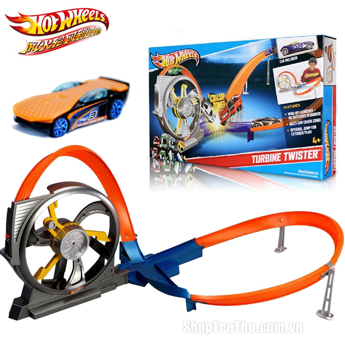 Hot Wheels X9285 - Vòng lượn cao tốc và giao lộ tử thần