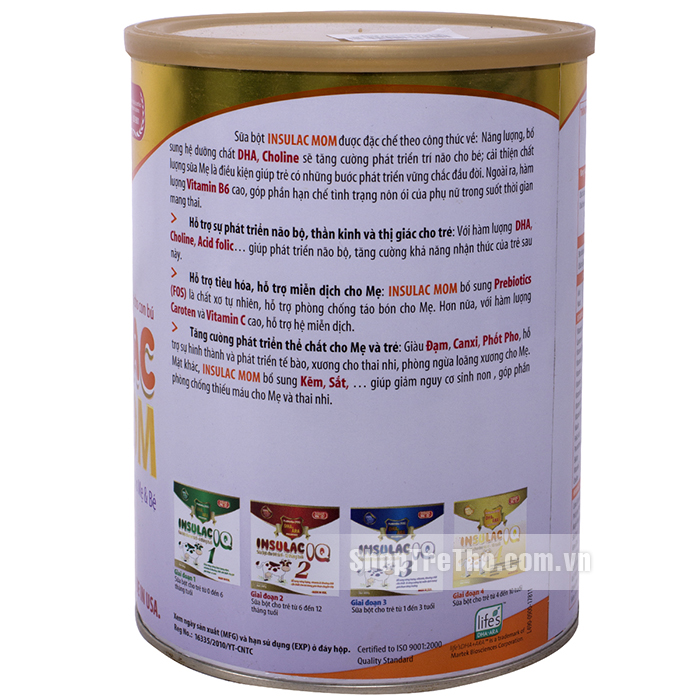 Sữa Insulac Mom 900g