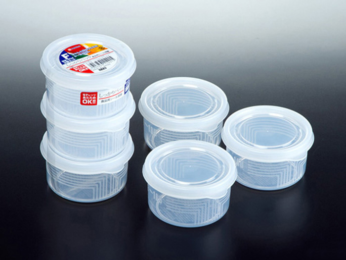 Set 3 hộp nhựa tròn 180ml Nakaya