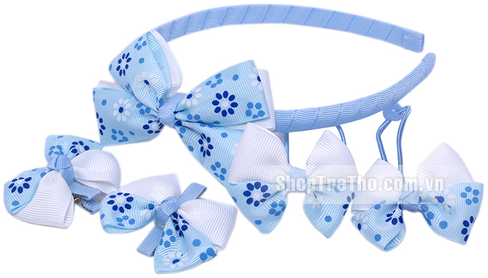 set phu kien toc handmade cho be nhieu mau