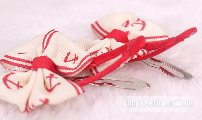 Kẹp tóc mái handmade cho bé gái nhiều màu