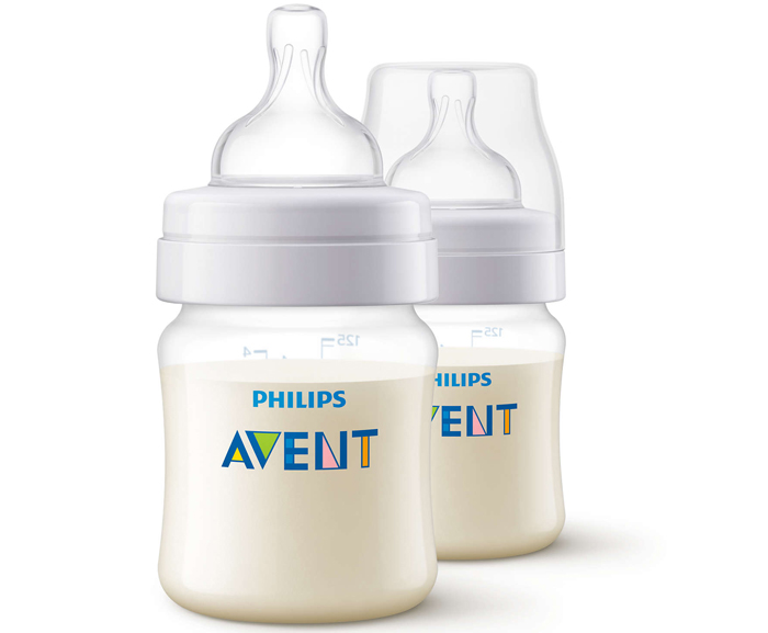 bình sữa nhựa PP giảm đầy hơi Avent SCF810/27 (125ml, đôi)