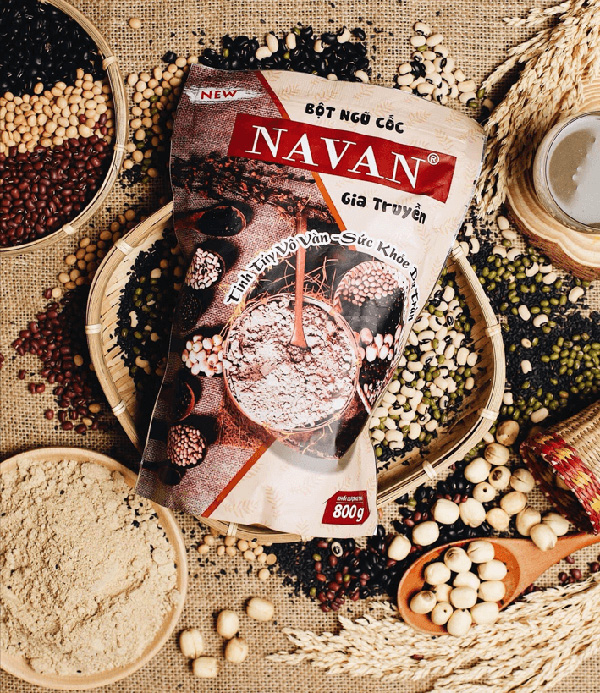 Bột ngũ cốc lợi sữa Navan (800g)