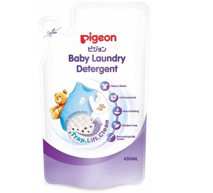 Nước giặt quần áo trẻ em Pigeon túi 450ml