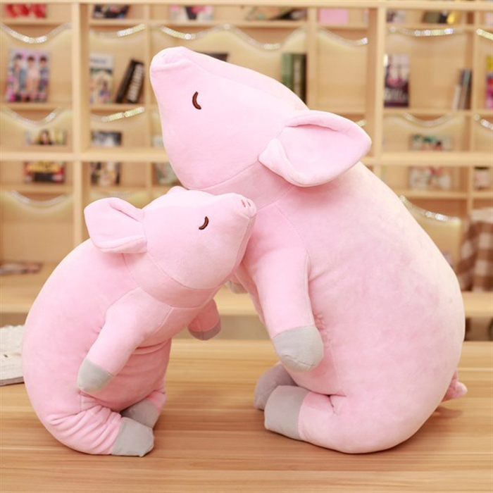 Gối ôm hình heo mắt híp