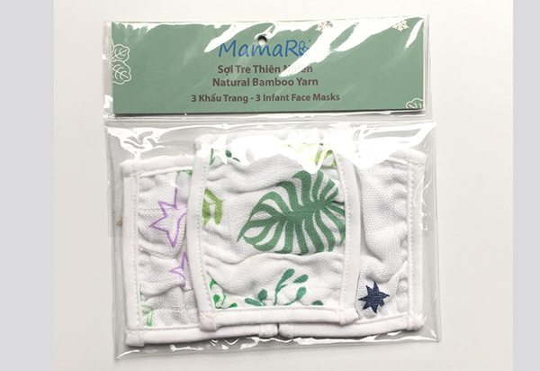 Khẩu trang trẻ em Mamaru PVN37 (3 chiếc/set)