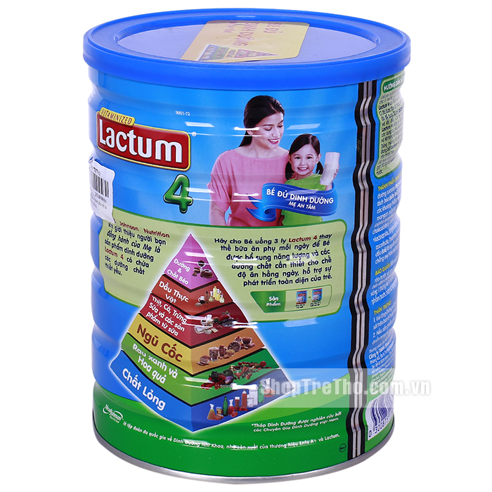 sua vitaminze lactum so 4 danh cho tre tu 2 tuoi tro len (900g)  