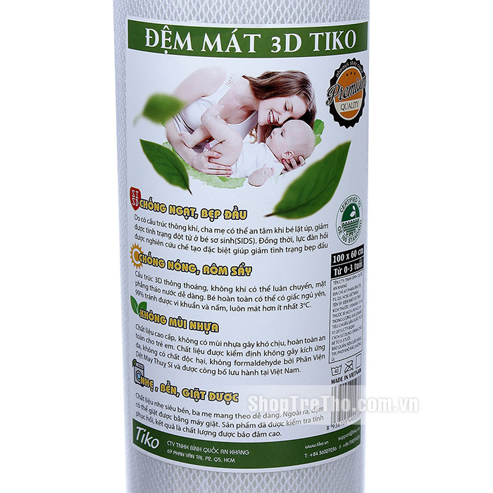 dem mat 3D Tiko cho be 0 – 3 tuổi