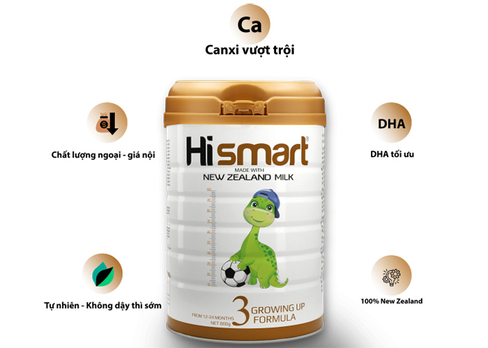 Sua bot Hismart so 3 - 800g (12-24 thang)