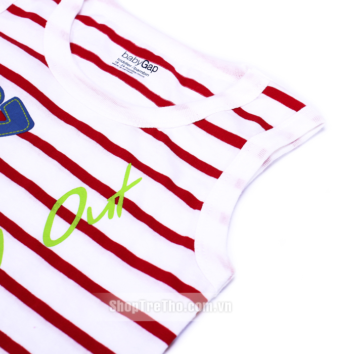 Áo ba lỗ kẻ sọc Baby Gap cho bé