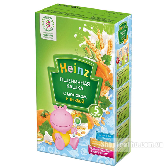 Bột Heinz Nga vị sữa yến mạch và bí đỏ 250g